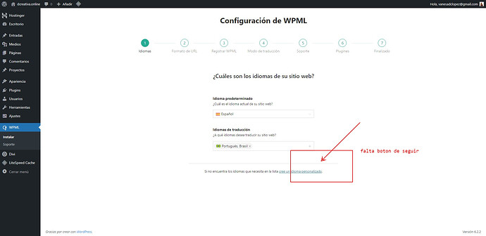 Configuración de WPML   dcreativa.online — WordPress