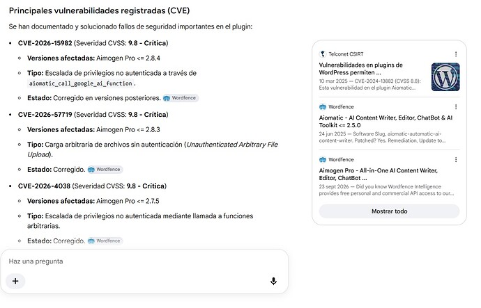 vulnerabilidad de seguridad