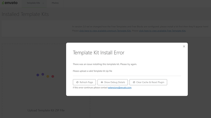 error envato